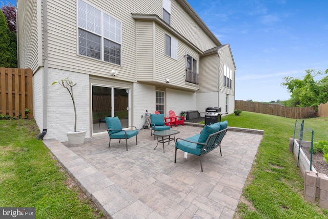 view of patio / terrace with grilling area