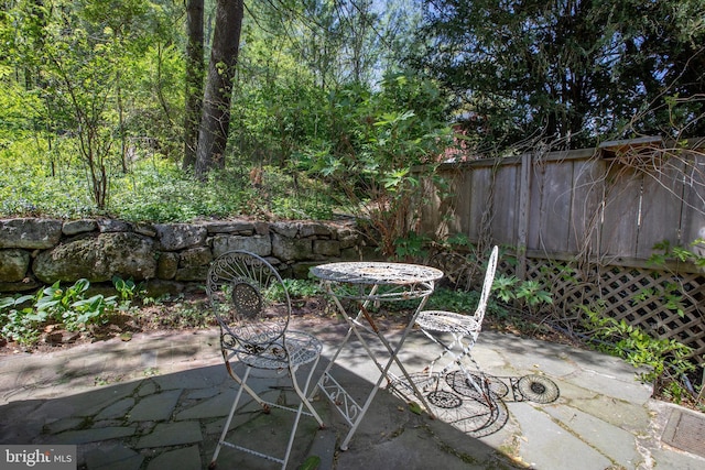 2957 River Rd, New Hope, PA 18938 - view of patio / terrace featuring fence