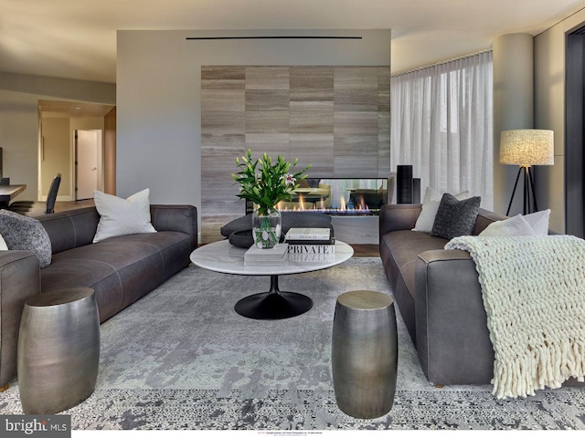 view of living area
