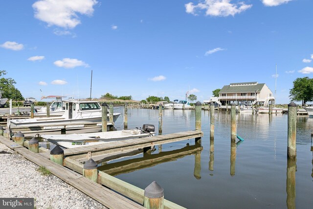 1215 Pine Ave, Shady Side, MD 20764 - dock area featuring a water view