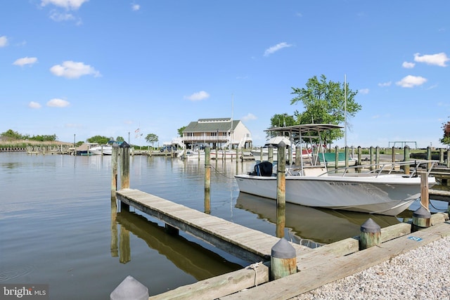1215 Pine Ave, Shady Side, MD 20764 - dock featuring a water view