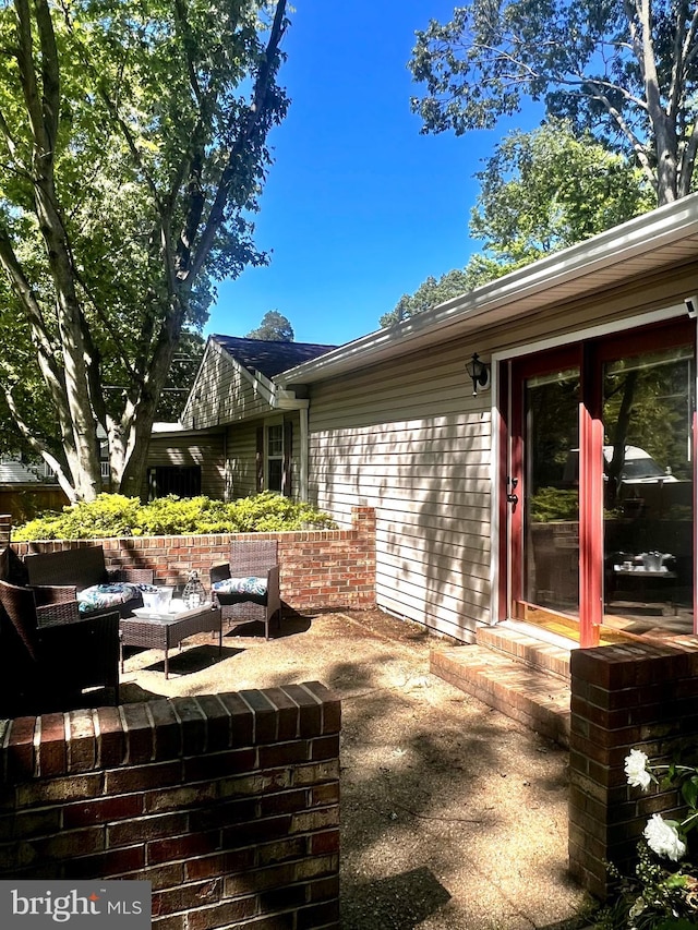 1215 Pine Ave, Shady Side, MD 20764 - view of patio / terrace with an outdoor hangout area and entry steps