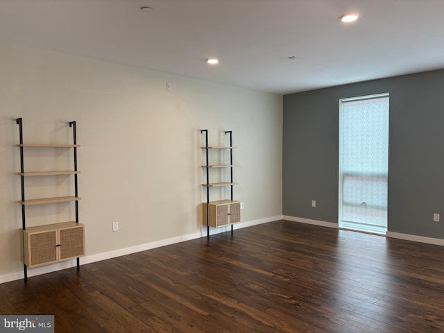 1501 N 31st St Unit 305, Philadelphia, PA 19121 - spare room featuring wood finished floors, baseboards, and recessed lighting