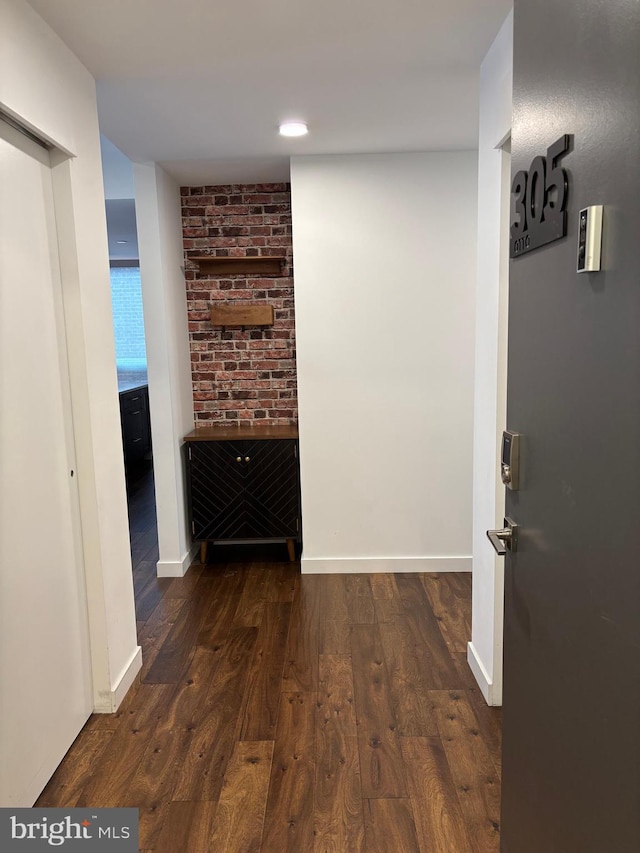 1501 N 31st St Unit 305, Philadelphia, PA 19121 - hall featuring wood finished floors and baseboards