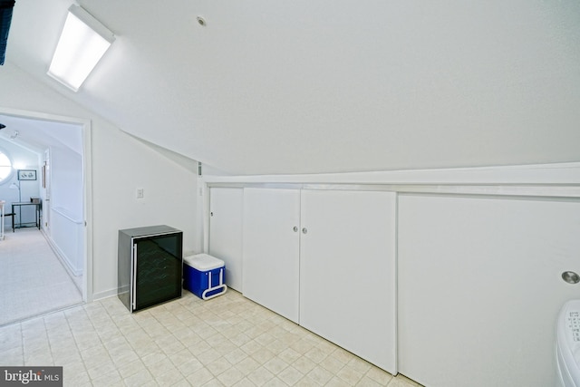 bonus room featuring vaulted ceiling