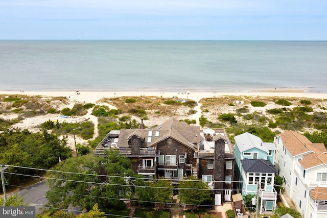 130 Bayview Ave Unit I, Lewes, DE 19958 - aerial view of waterfront with a beach