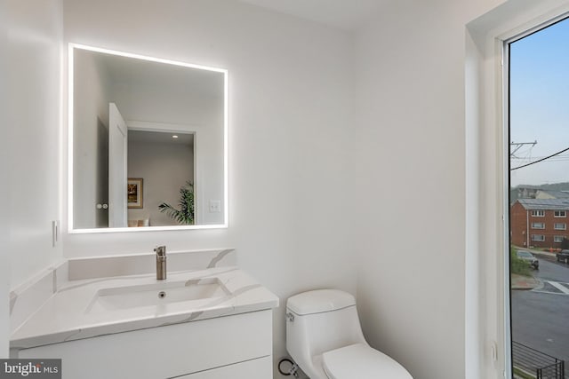 4902 D St SE, Washington, DC 20019 - half bathroom with toilet and vanity