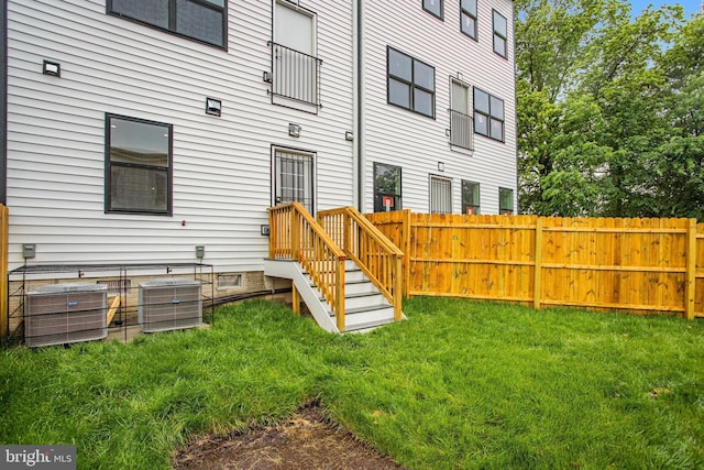 4902 D St SE, Washington, DC 20019 - rear view of property with central AC