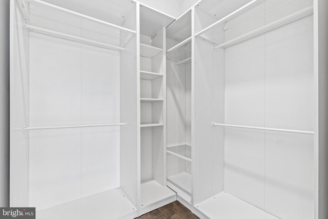 44691 Wellfleet Dr Unit 508, Ashburn, VA 20147 - spacious closet with dark wood-style floors