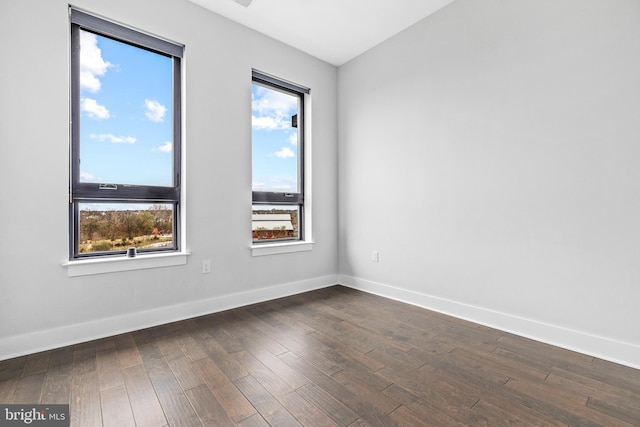 44691 Wellfleet Dr Unit 508, Ashburn, VA 20147 - unfurnished room featuring dark wood finished floors and baseboards