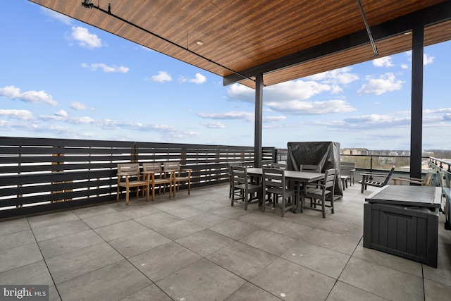 44691 Wellfleet Dr Unit 508, Ashburn, VA 20147 - view of patio / terrace with outdoor dining area