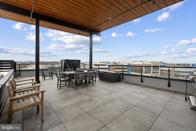44691 Wellfleet Dr Unit 508, Ashburn, VA 20147 - view of patio / terrace featuring outdoor dining space