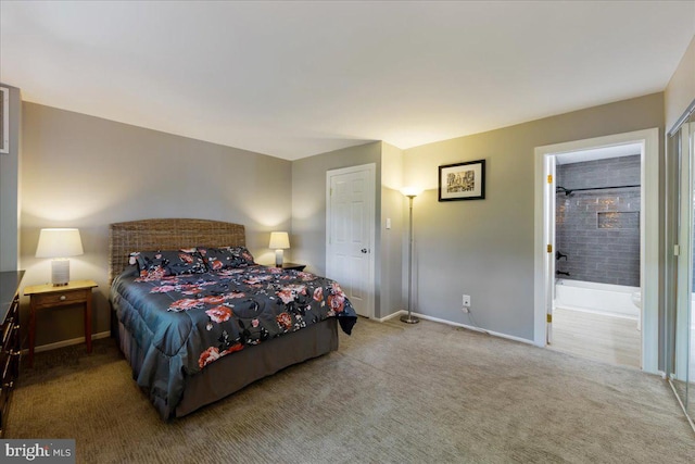 915 Burberry Ct, Sicklerville, NJ 08081 - carpeted bedroom featuring baseboards and connected bathroom