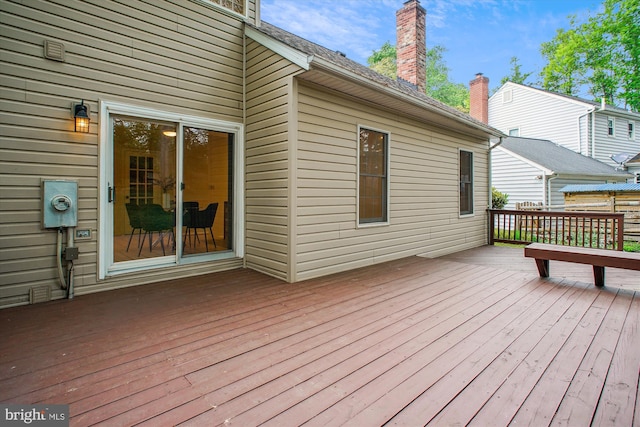 view of deck