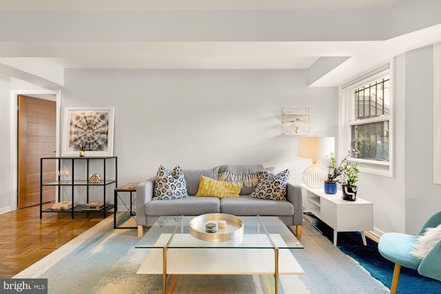 1801 Clydesdale Pl NW Unit 222, Washington, DC 20009 - living area featuring baseboards