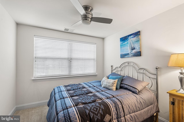 606 Garden Gate Dr, Middletown, DE 19709 - bedroom featuring multiple windows, carpet floors, baseboards, and a ceiling fan