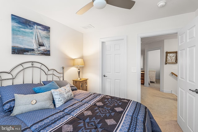 606 Garden Gate Dr, Middletown, DE 19709 - bedroom featuring carpet and a ceiling fan