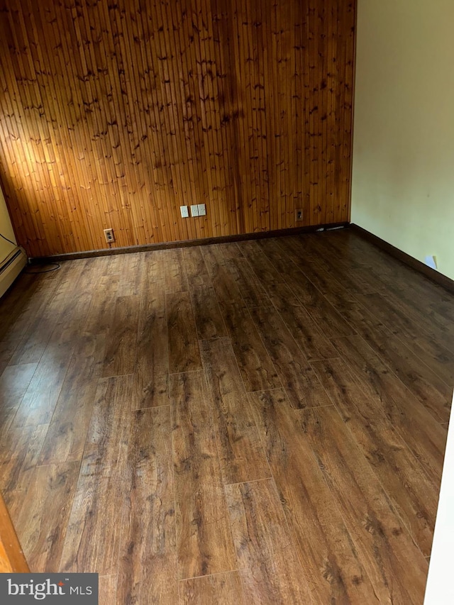 1535 Fieldwood Rd, Southampton, PA 18966 - empty room with dark wood-type flooring and baseboards