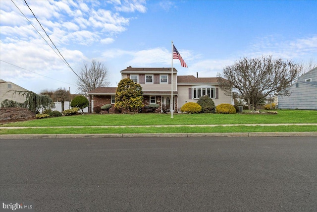 48 Creighton Cir, Old Bridge, NJ 08857 - view of front of property featuring a front lawn