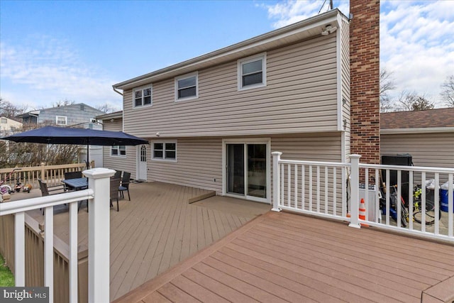 48 Creighton Cir, Old Bridge, NJ 08857 - view of wooden terrace