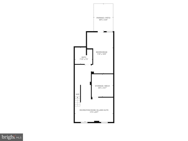 1802 C St NE, Washington, DC 20002 - room layout