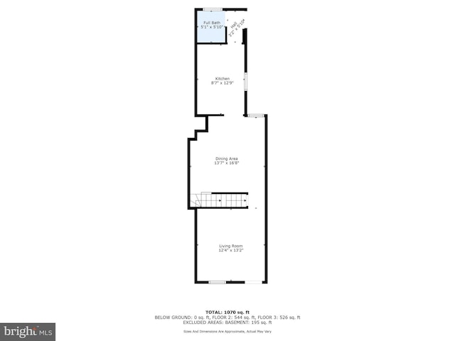 3602 5th St, Baltimore, MD 21225 - home floor plan