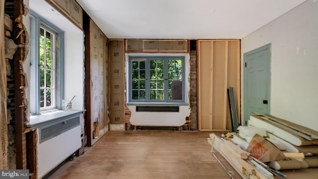 203 E Ferry Rd, Yardley, PA 19067 - miscellaneous room with radiator and light wood finished floors
