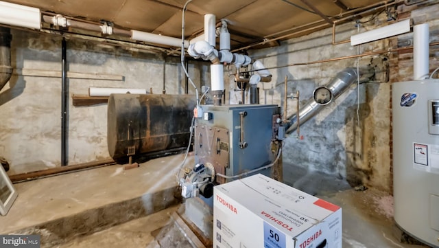 203 E Ferry Rd, Yardley, PA 19067 - utilities featuring water heater and heating fuel