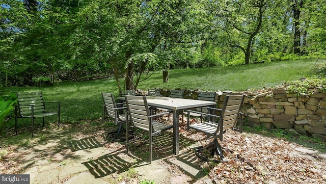 203 E Ferry Rd, Yardley, PA 19067 - view of yard with outdoor dining area