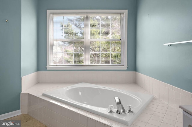 10288 Broken Sound Blvd, Ocean City, MD 21842 - full bathroom with a bath and healthy amount of natural light