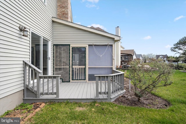 10288 Broken Sound Blvd, Ocean City, MD 21842 - wooden deck featuring a yard