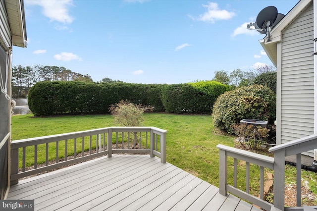 10288 Broken Sound Blvd, Ocean City, MD 21842 - deck featuring a lawn