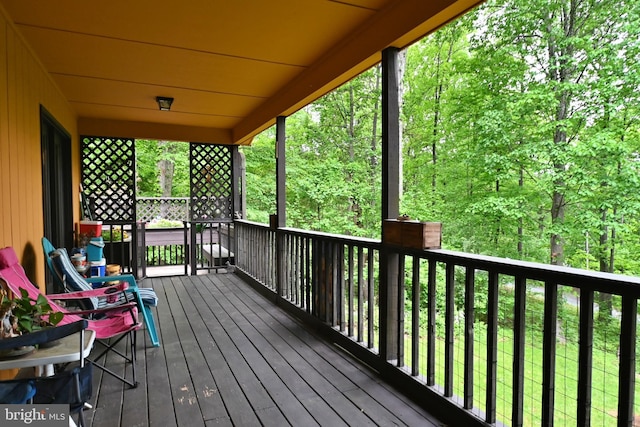 359 Old Linden Rd, Linden, VA 22642 - view of wooden deck