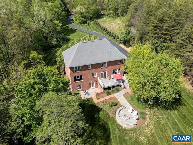 view of subject property