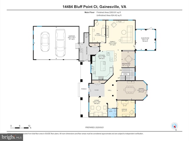 14484 Bluff Point Ct, Gainesville, VA 20155 - room layout