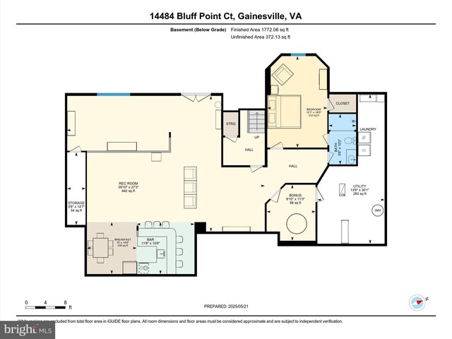 14484 Bluff Point Ct, Gainesville, VA 20155 - room layout
