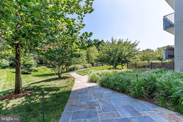 5101 River Rd Unit 811, Bethesda, MD 20816 - view of green lawn with a balcony