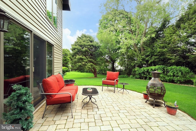 view of patio