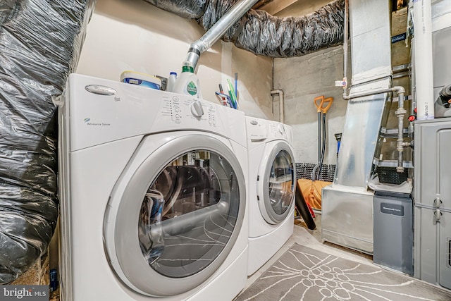 236 Nicholson St NE, Washington, DC 20011 - clothes washing area with laundry area and independent washer and dryer