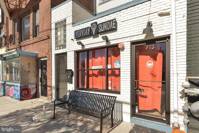 236 Nicholson St NE, Washington, DC 20011 - view of exterior entry featuring brick siding