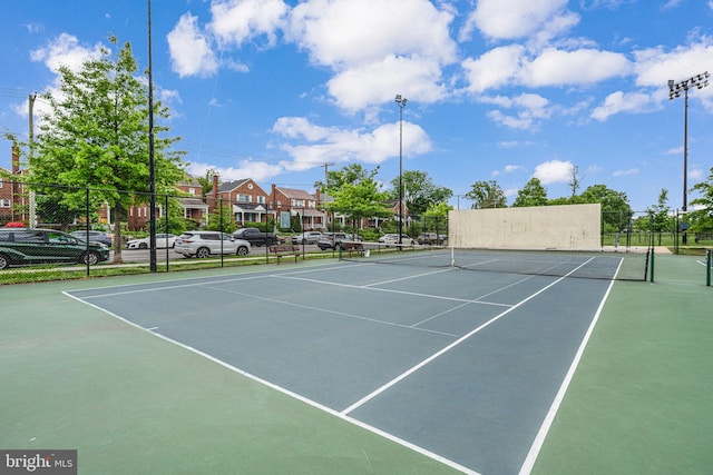 236 Nicholson St NE, Washington, DC 20011 - view of sport court with fence, community basketball court, and a residential view