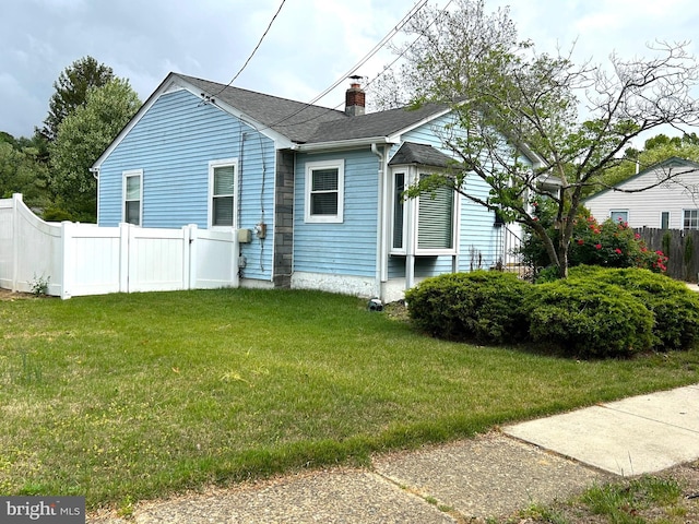 208 Veterans Ave, West Berlin, NJ 08091 - view of side of property featuring a chimney and roof with shingles
