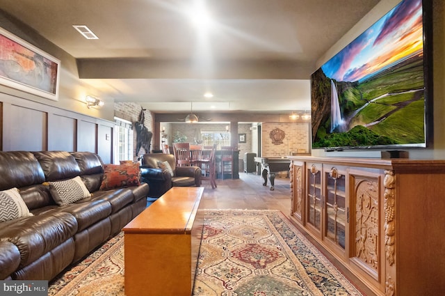 33 Docwill Dr, Barto, PA 19504 - living room with recessed lighting and visible vents