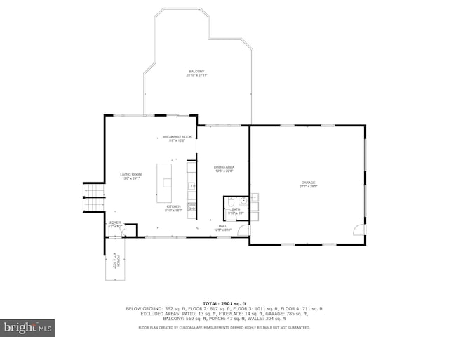 5 Garfield Ct, Gaithersburg, MD 20882 - property floor plan