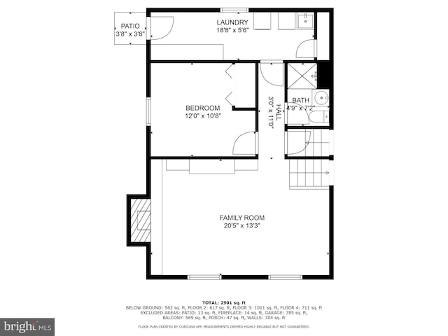 5 Garfield Ct, Gaithersburg, MD 20882 - room layout