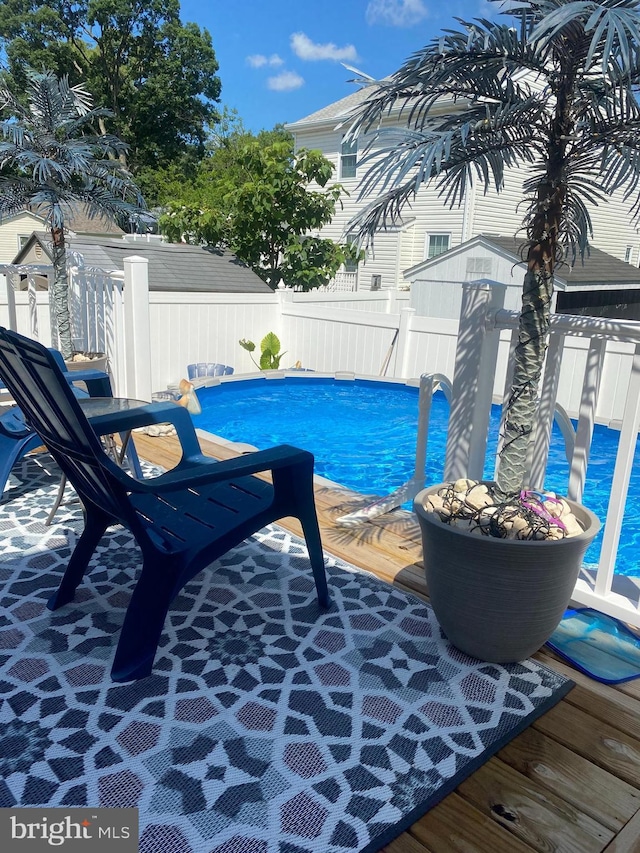 806 209th St, Pasadena, MD 21122 - view of pool featuring a fenced backyard