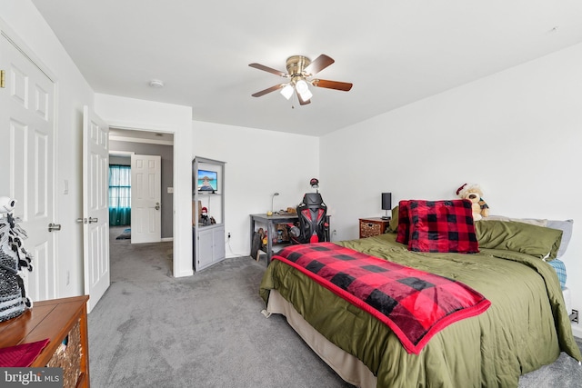 806 209th St, Pasadena, MD 21122 - bedroom with carpet flooring and a ceiling fan