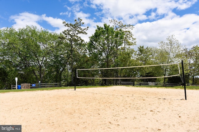 12205 Desoto Falls Ct, Bristow, VA 20136 - view of community featuring volleyball court and view of scattered trees