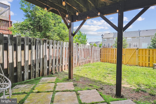 12205 Desoto Falls Ct, Bristow, VA 20136 - view of yard with a residential view and a gate