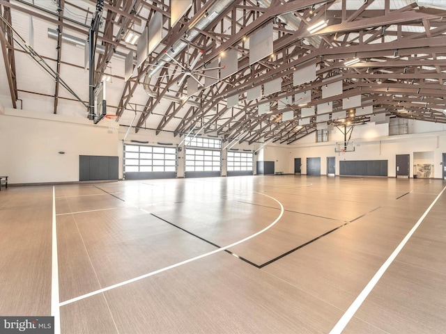 view of sport court with community basketball court
